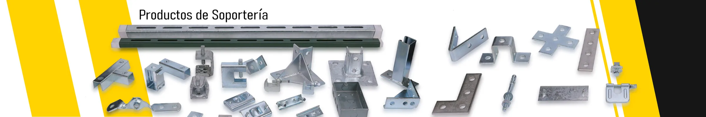 Productos de Soportería - Rieles Unistrut, Abrazaderas y Accesorios