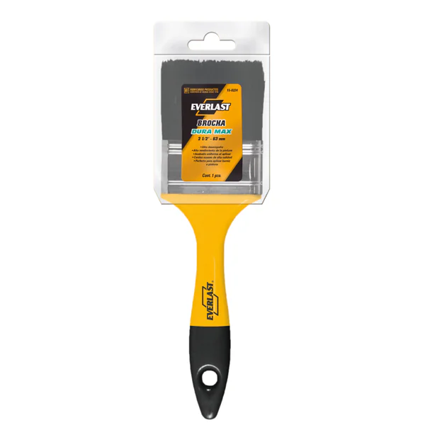 Brocha Profesional Dura Max 2.5 pulgadas Cerdas Alta Retención