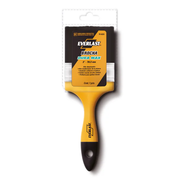Brocha Profesional Dura Max 3 pulgadas Cerdas Naturales HT Hecort