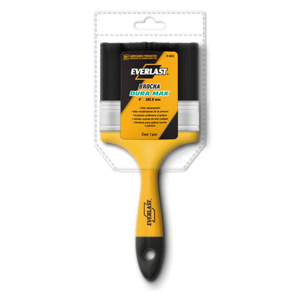 Brocha Profesional Dura Max 4 pulgadas Cerdas Naturales HT Hecort