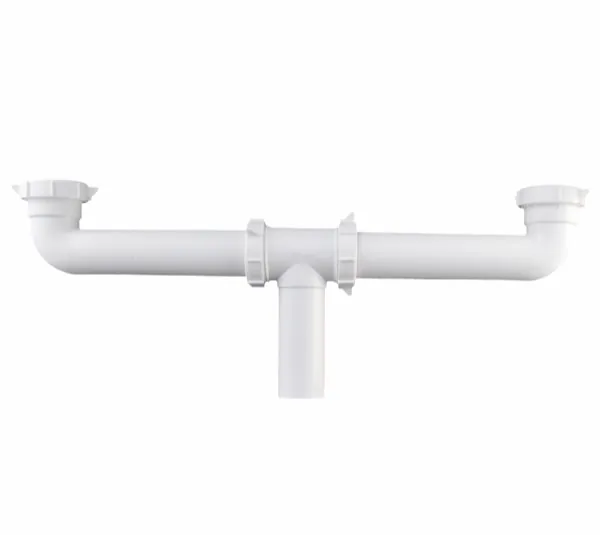 Céspol Doble de Polipropileno para Fregadero 1 1/2 pulgada HT Hecort