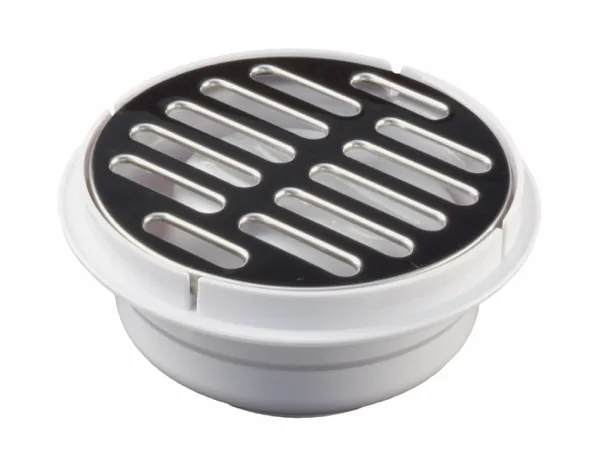 Coladera Universal 2, 3 y 4 pulgadas con Trampa y Rejilla Inox HT Hecort