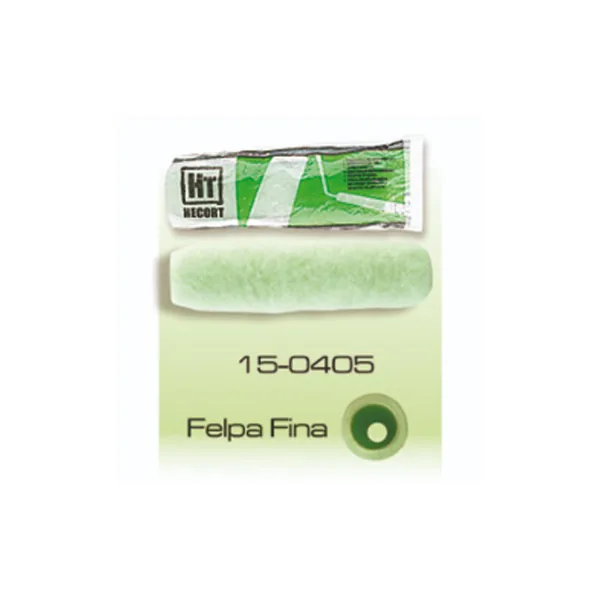 Felpa para Rodillo 9 pulgadas Fina 3/8 pulg Blanca HT Hecort