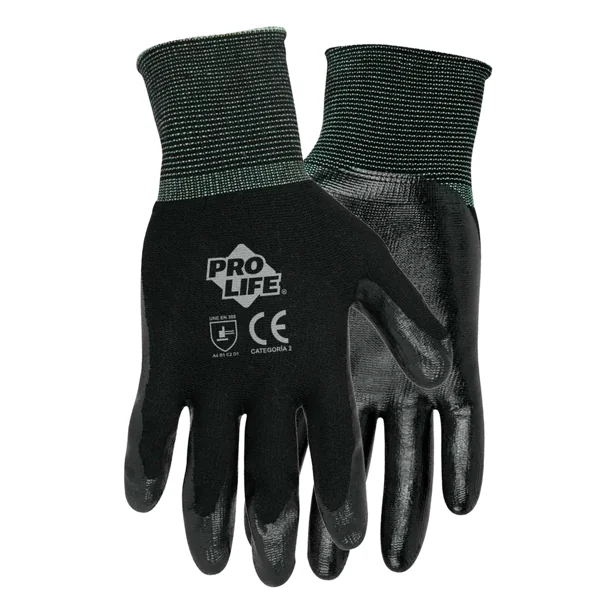 Guantes de Nitrilo Negros de Alta Precisión Antiderrapante HT Hecort