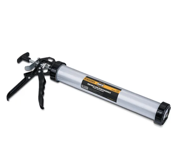 Pistola Calafateadora Salchicha Tubo de Aluminio 600ml HT Hecort